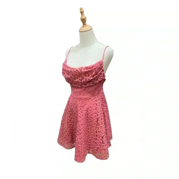 Angel Biba DYNAMIC LOVER DRESS ROSE Size L - Picture 5 of 12